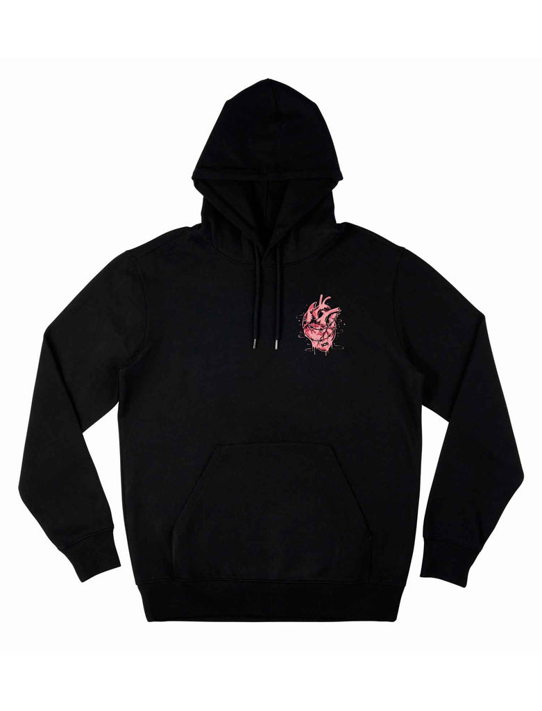 Barbed Wire Heart Heavyweight Hoodie