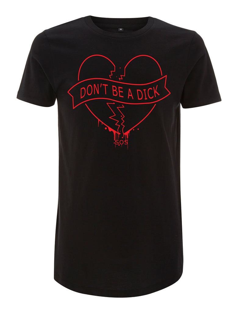 Don't Be A Dick Long Line T-Shirt