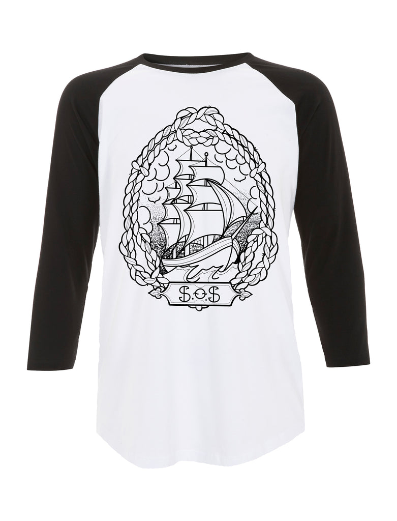 HMS SOS Baseball T-Shirt