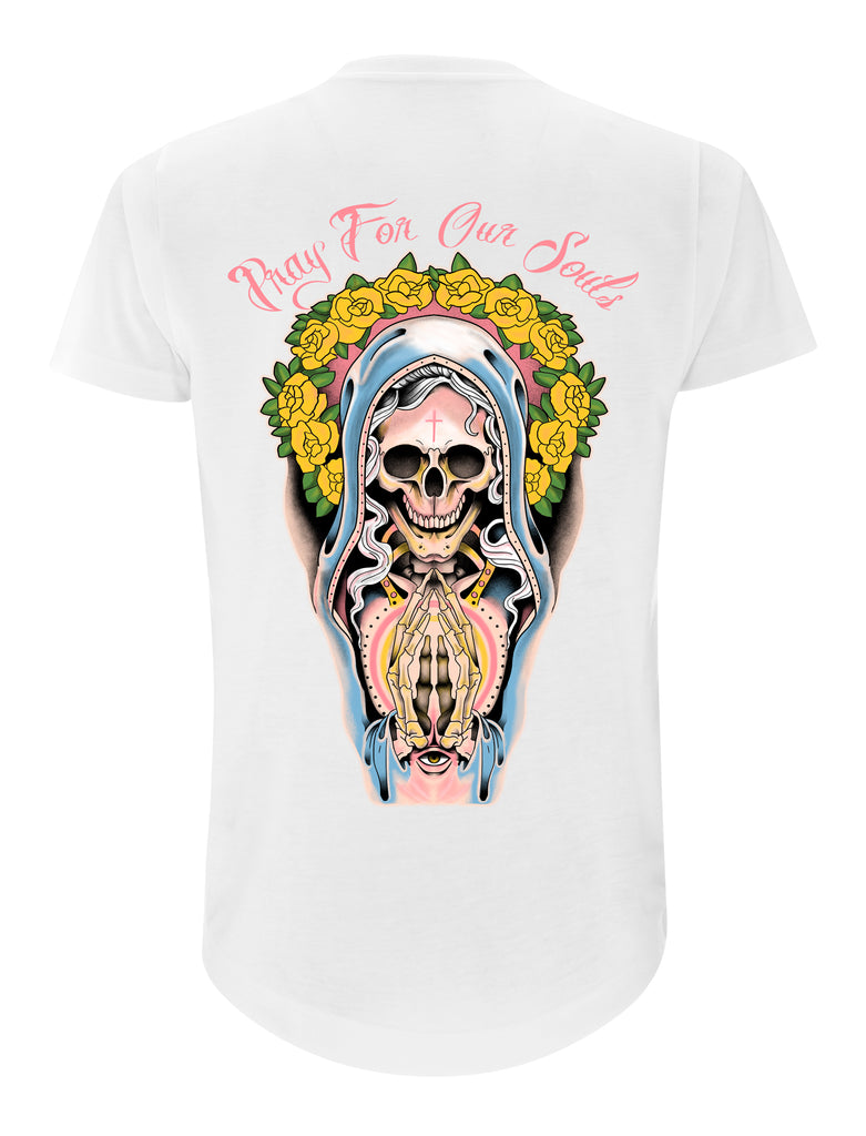 Pray For Our Souls Long Line T-Shirt