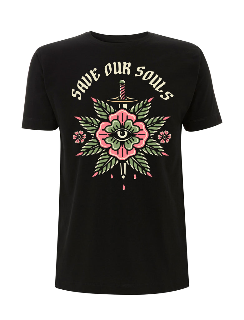 Rose & Dagger T-Shirt - Save Our Souls Clothing