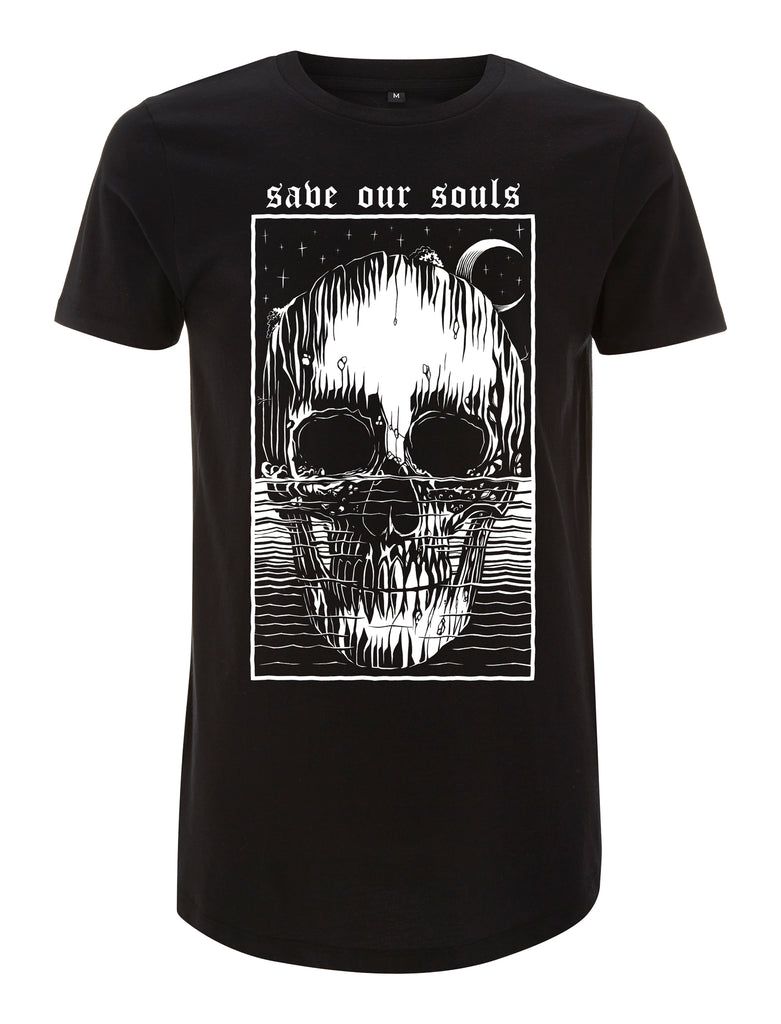Skull Island Long Line T-Shirt