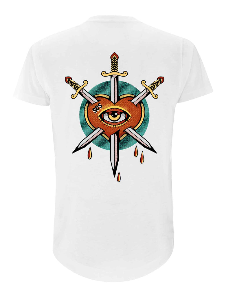 Eye Of The Beholder Long Line T-Shirt