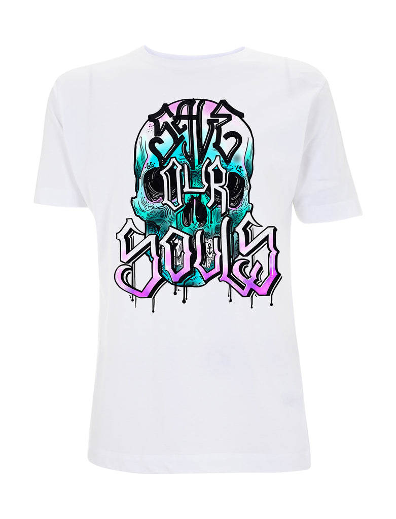 Graffiti Skull T-Shirt - Save Our Souls Clothing