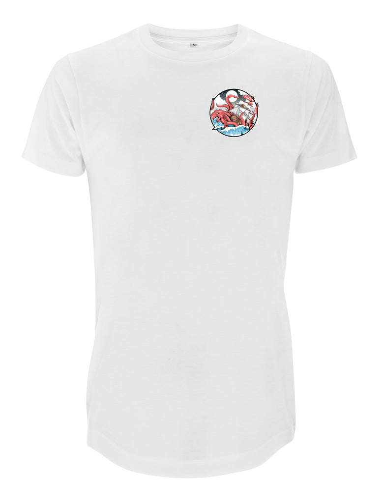 Kraken Attack Long Line T-Shirt