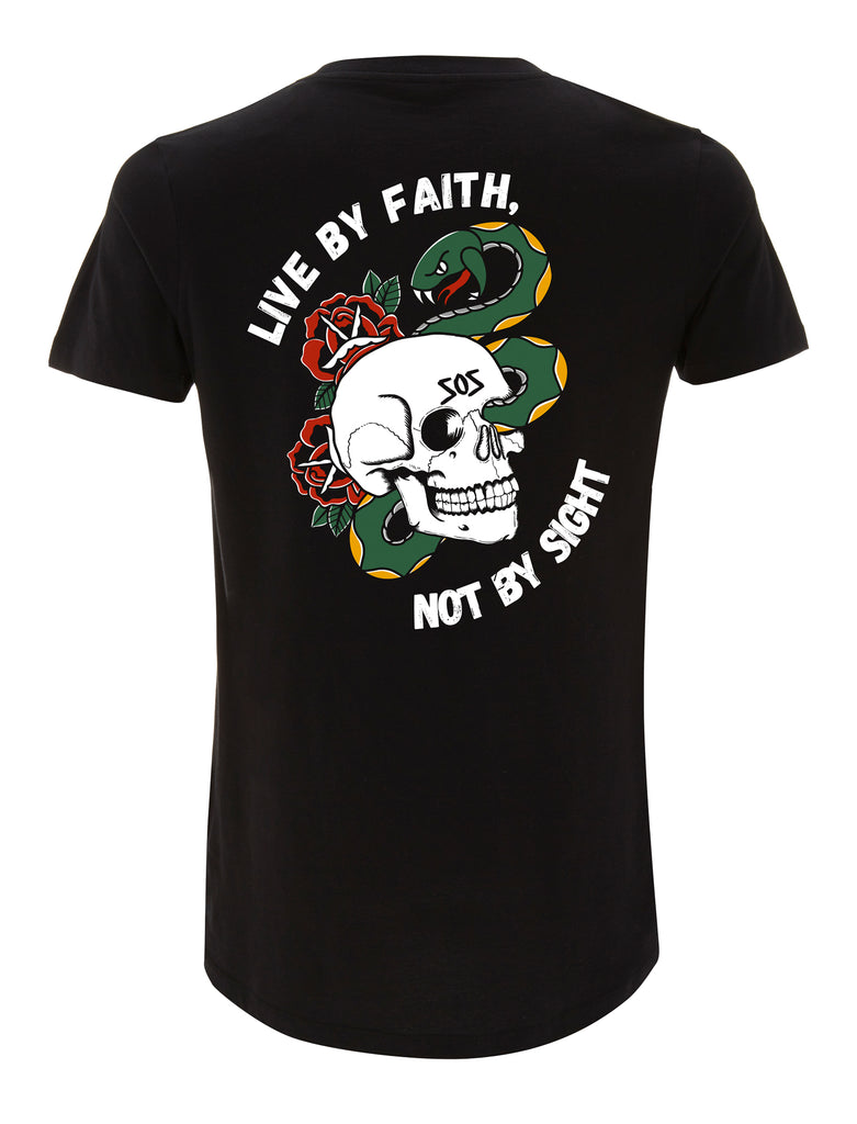 Live By Faith Long Line T-Shirt