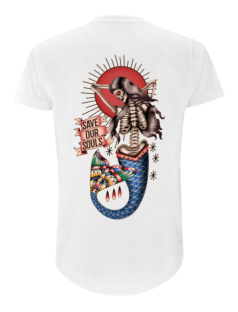 Mermaid Long Line T-Shirt