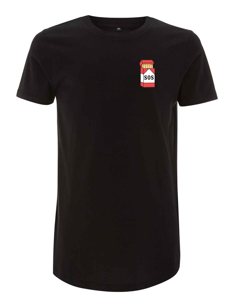 Packet Of 10 Long Line T-Shirt