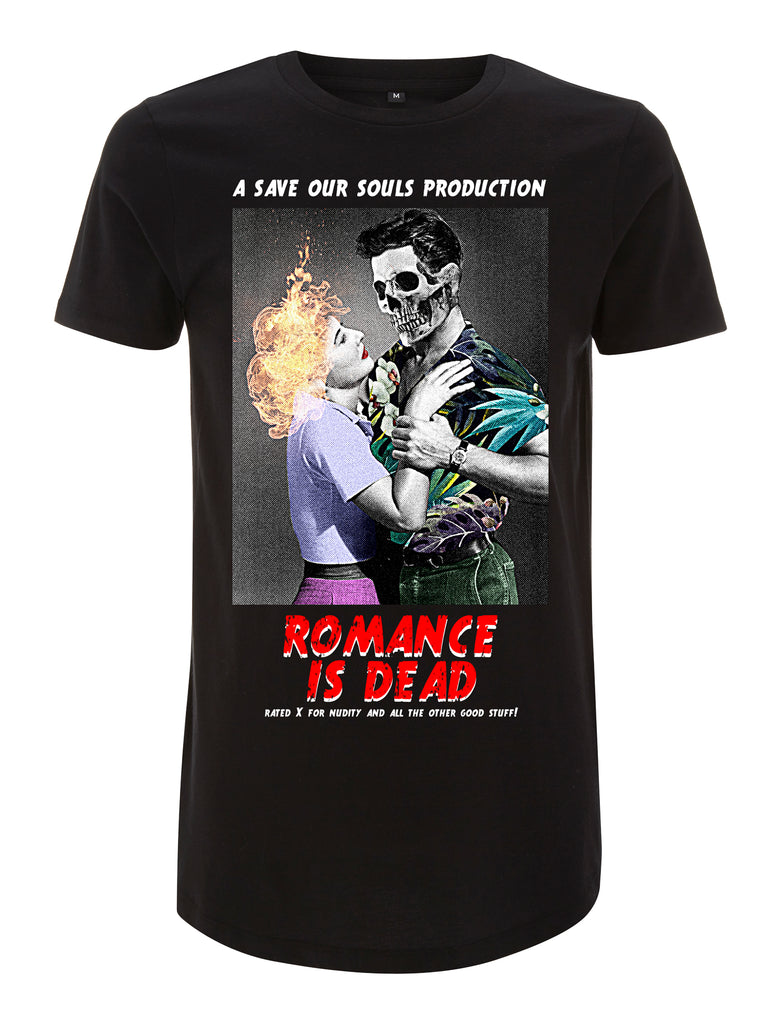 Romance Is Dead Long Line T-Shirt