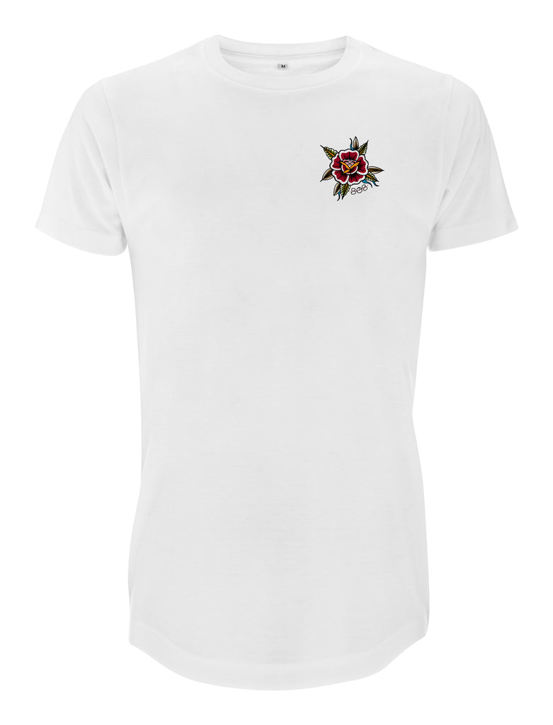 Rose Long Line T-Shirt