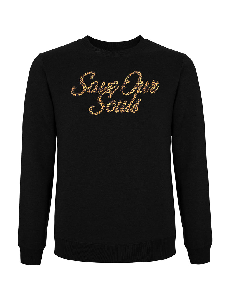 SOS Leopard Print Sweatshirt