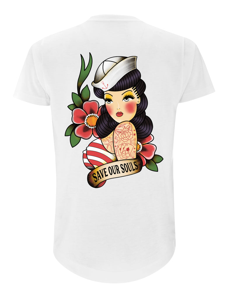 Sailor Girl Long Line T-Shirt