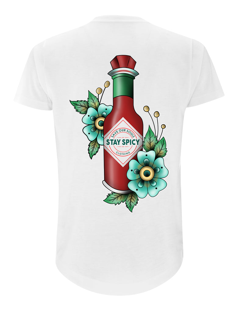 Stay Spicy Long Line T-Shirt