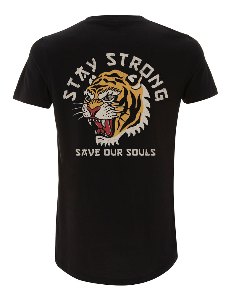 Stay Strong Long Line T-Shirt